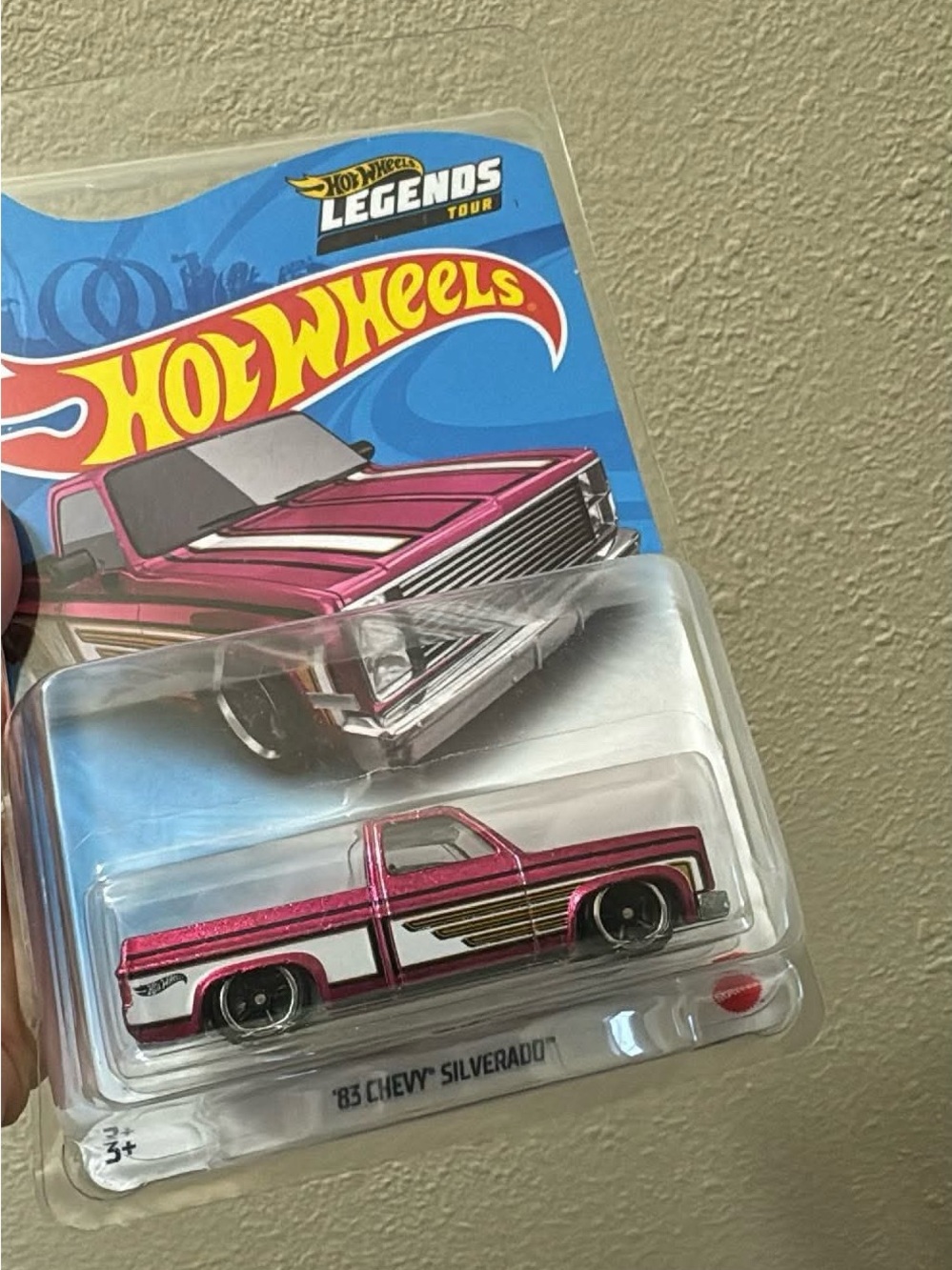 Hot Wheels '83 Chevy Silverado Toy Truck - Pink
